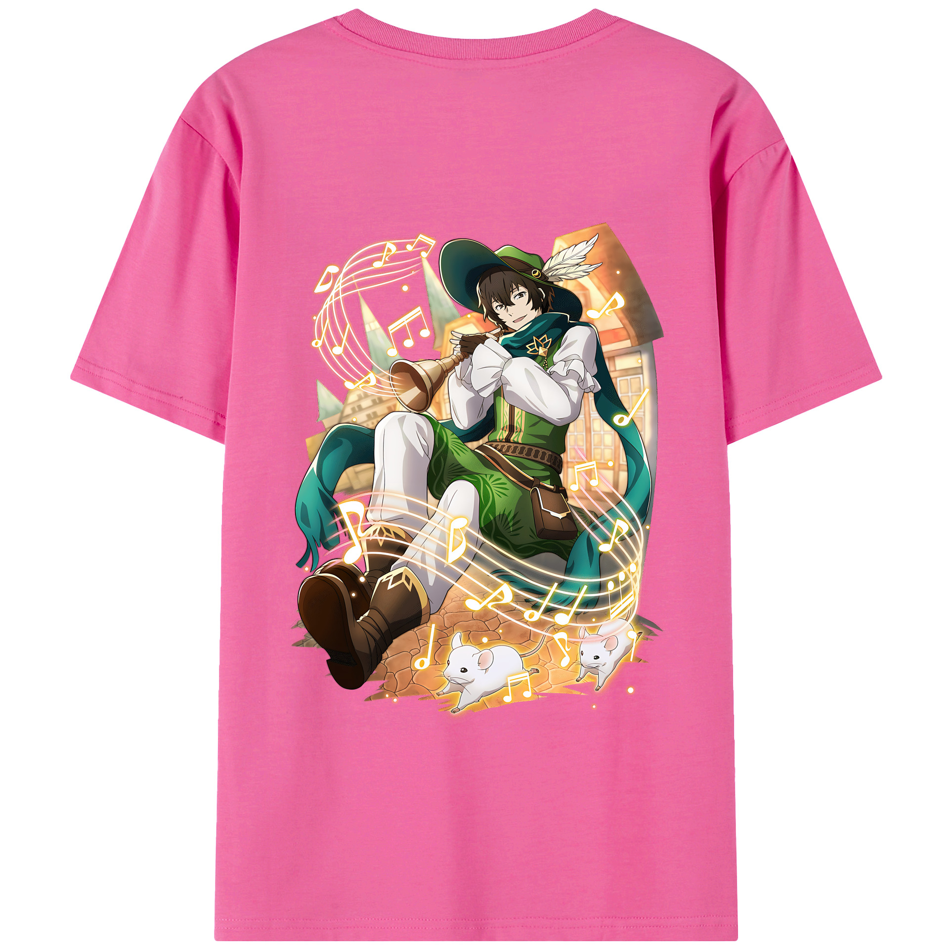 （画像用） 文豪ストレイドッグス Bungo Stray Dogs レディース半袖Tシャツ(バックプリント)